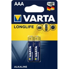 Varta AAA bat Alkaline 2шт LONGLIFE EXTRA (04103101412): undefined undefined