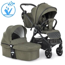 Коляска универсальная 2 в 1 El Camino ME 1085 SAGA Denim Khak Хаки (ME 1085 Denim Khaki EL CAMINO): Тип коляски Универсальная коляска (2-в-1)