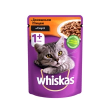 Влажный корм Whiskas для котов с домашней птицей в соусе 24х100 г (5900951269035): Тип Влажный корм