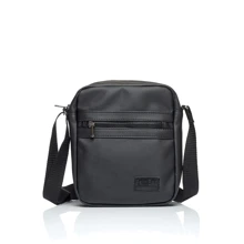 Мужская сумка через плечо Sambag Makros черная (70278001m): Пол Мужской