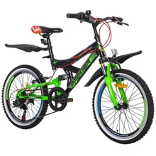 Велосипед ст Premier Raptor 20 13" черный с зелен.-красн.-голуб.: undefined undefined
