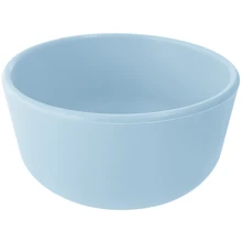 Глибока тарілка MinikOiOi силіконова Bowl Mineral Blue (101080103): Матеріал силикон