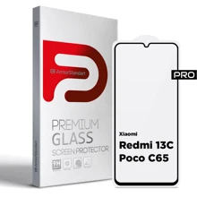 Аксессуар для смартфона ArmorStandart Tempered Glass Pro Black for Xiaomi Redmi 13C / Poco C65 (ARM73151): Совместимость Xiaomi Redmi 13C / Poco C65