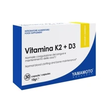 Yamamoto Nutrition Vitamina K2 + D3 30 Capsules: Пол Унисекс