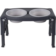 Миска Dexas подвійна Adjustable 2хPet Feeder з регульованими ніжками 960 мл Світло-сірий (PW120432429): Тип Миски