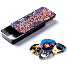 Медиатор Набор медиаторов DUNLOP Santana Medium Gauge Pick Tin: Тип Медиатор