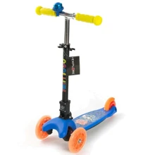 Самокат детский 3-х колесный Explore SWIFT SCOO junior+ wheels flach синий: Количество колес 3