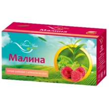 Чай Наш Чай черный с ароматом малины 6х20 шт (4820183250025): undefined undefined