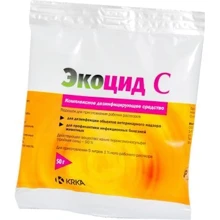 Дезинфицирующее средство КРКА Экоцид С порошок 50 г: undefined undefined