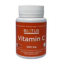 Biotus Vitamin C, 500 mg, 60 capsules (BIO-530166): Тип Витамин C