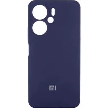 Чехол для телефонов Lakshmi Premium Silicone Case with Logo Full Camera Midnight Blue for Xiaomi Redmi 13C 4G / 5G / Poco C65 / M6 5G: Совместимость Xiaomi Redmi 13C 4G / 5G / Poco C65 / M6 5G