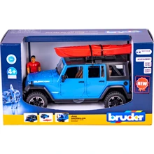 Ігровий набір Bruder Автомобіль Jeep Wrangler Rubicon Unlimited з каяком та фігуркою (02529): Виробник Bruder