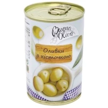 Оливки BUENA OLIVA зеленые с косточкой, ж/б 314 мл (PLK8427598100592): Объем 314 мл