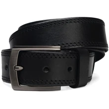 Чоловічий ремінь Borsa Leather чорний (v1gench6): Стать Чоловік