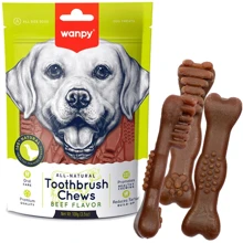 Лакомство для собак Wanpy Toothbrush Chews Beef зубная щетка со вкусом говядины 100 г: Производитель Wanpy