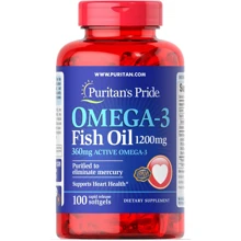Puritan's Pride Omega-3 Fish Oil 1200 mg 100 caps: Тип Омега 3