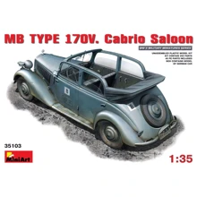 Сборная модель MiniArt Немецкий автомобиль кабриолет MB Typ 170V (Cabrio Saloon) (MA35103): Производитель MiniArt
