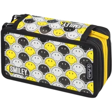 Пенал с наполнением 31 предмет Herlitz Triple Smileyworld Black & Yellow (50015429): Год выпуска коллекции 2018