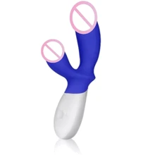 Массажер простаты с вибрацией Lelo Loki Wave, 19х3.75 см (синий): Для кого Унисекс