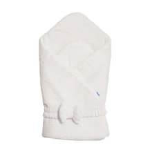 Конверт-плед Twins Cotton с бантиком 80х80 см светло-бежевый (1418-TС-202): Производитель Twins
