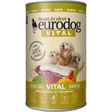 Влажный корм EuroDog Vital с уткой 1240 г (5999886848163): Тип Влажный корм