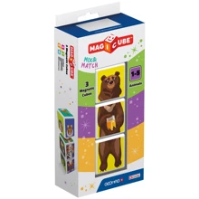 Geomag MAGICUBE Animals 3 cubes | Магнитные кубики Животные: Количество деталей, шт. 3