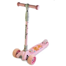 Самокат детский Smart. Giraffe складная ручка, светящиеся колёса (643156237): Количество колес 3