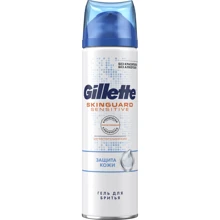 Gillette SkinGuard Sensitive 200 ml Гель для бритья Защита кожи с экстрактом алоэ: Объем, мл 200