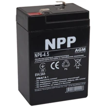 NPP 6В 4.5 Ач (NP6-4.5): Тип Аккумулятор