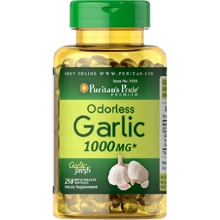 Puritan's Pride Odorless Garlic 1000 mg Чеснок без запаха 250 гелевых капсул: Форма выпуска Капсулы