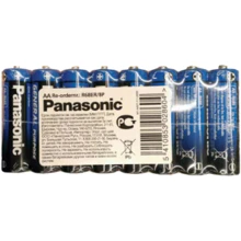 Батарейка Panasonic GENERAL PURPOSE R6 TRAY 8 ZINK-CARBON (R6BER/8P): Тип батарейка АА