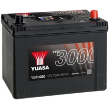 Автомобільний акумулятор Yuasa YBX3030: Ємність, Ач 70