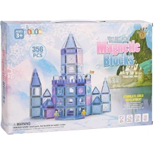 Конструктор магнитный 356 деталей, герои, наклейки, в коробке (G 014): Количество деталей, шт. 356
