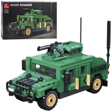 Конструктор Jie Star Военная машина M1151 Hummer 357 дет. (61026): Производитель Jie Star