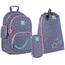 Набор Kite рюкзак + пенал + сумка для обуви 585 Kawaii Star (SET_K25-585M-2): Производитель KITE
