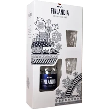 Водка Finlandia 0.7л + 2 стопки (CCL971936): Объем, л 0.7