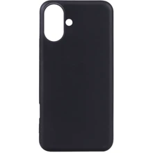 Чехол для iPhone TPU Case Black for iPhone 16: Цвет черный