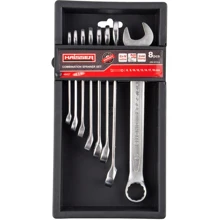 Набор ключей комбинированных HAISSER CRV Cold Stamped 8 шт (48427): Назначение набора универсальный