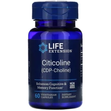 Life Extension Cognizin Пищевая добавка 250 мг 60 капсул: Форма выпуска Капсулы