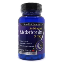 Earths Creation Melatonin Sublingual 5 mg Мелатонин со вкусом вишни 60 таблеток: Форма выпуска Таблетки