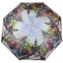 Парасолька жіночий механічний Magic Rain сірий (ZMR51224-2): Країна виробник Китай
