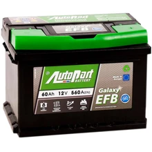 AutoPart 60 Ah/12V Galaxy EFB_Start-Stop (0) (ARL060-EFB): Ёмкость, Ач 60