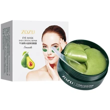 Zozu Eye Mask Shea Crystal Repair Smooth Гидрогелевые патчи под глаза с экстрактом авокадо и маслом Ши 60 шт.: Назначение От морщин, Увлажнение