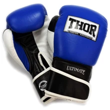Перчатки боксерские THOR ULTIMATE 14oz /PU /сине-черно-белые: undefined undefined