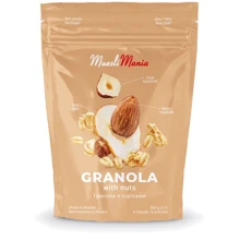 Гранола Muesli Mania Granola with nuts с орехами 300 г (4820220140760): Вес нетто 300 г