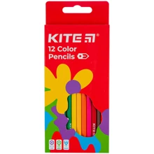 Олівці кольорові Kite Fantasy 12 кольорів (K22-051-2): Тип Цветные