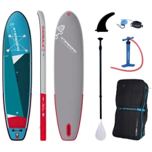 STARBOARD INFLATABLE SUP 11'2"x31"x5.5" iGO ZEN SC WITH PADDLE 2021 доска + плавники + насос + рюкзак + весло (8859434884104): undefined undefined