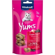 Лакомства для котов Vitakraft Yums с уткой и бузиной 40 г (39810): Вид Снеки