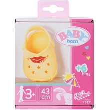 Обувь для куклы BABY BORN Cандалии со значками желтые (831809-3): Производитель Baby Born