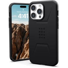 Чехол для iPhone Urban Armor Gear UAG Civilian Magsafe Black (114295114040) for iPhone 15 Pro Max: Цвет черный